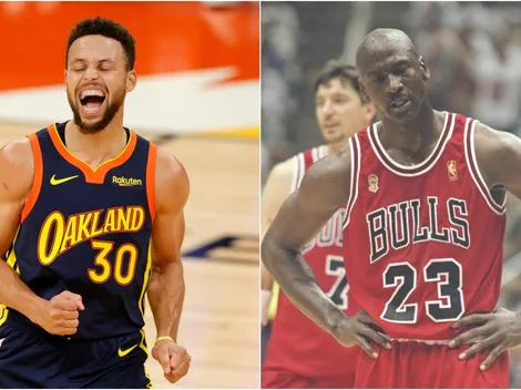 Stephen Curry, a un juego de alcanzar a Michael Jordan en récord histórico