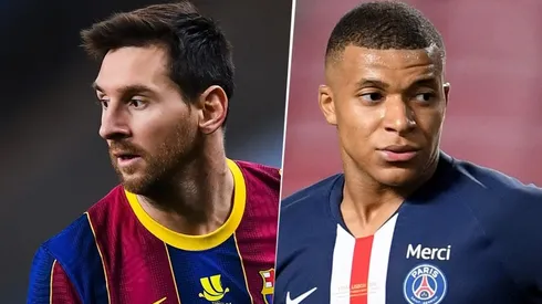 Lionel Messi y Kylian Mbappé (Imagen: Getty)