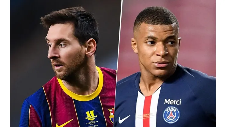 Lionel Messi y Kylian Mbappé (Imagen: Getty)