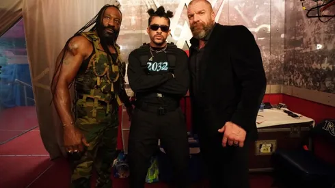 Booker T, Bad Bunny y Triple H