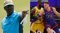 Michael Jordan, LeBron James y Blake Griffin