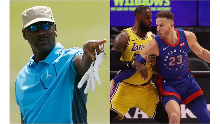 Michael Jordan, LeBron James y Blake Griffin