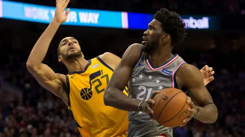 Rudy Gobert y Joel Embiid