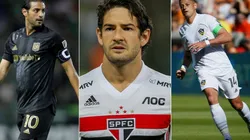 Carlos Vela, Alexandre Pato y Javier Hernández