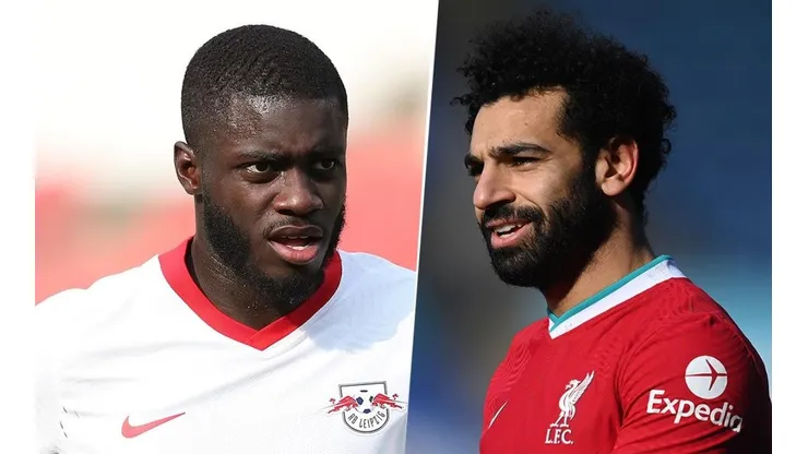 Upamecano y Salah, UCL (Imagen: Getty)