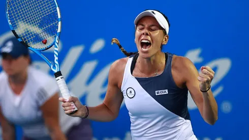 Giuliana Olmos, tenista mexicana destacada en dobles.