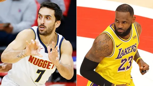 Facundo Campazzo y LeBron James
