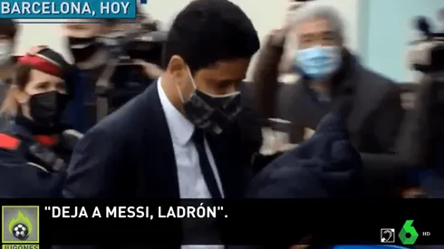 Las agresiones verbales a Nasser Al-Khelaïfi.