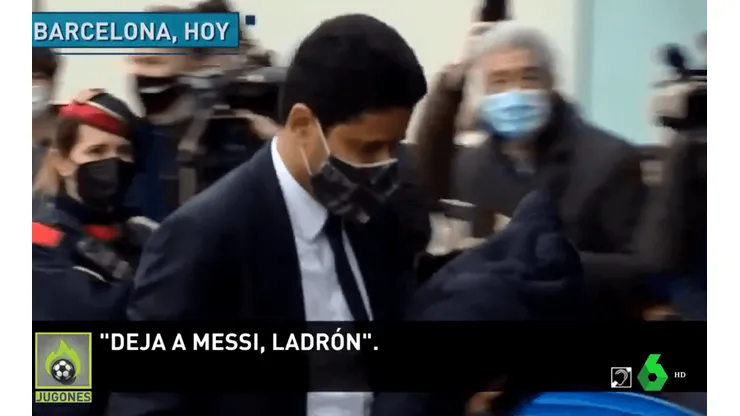 Las agresiones verbales a Nasser Al-Khelaïfi.