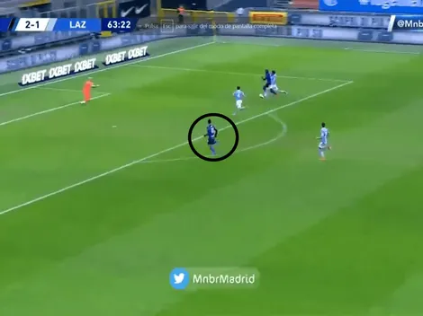 Video: corrida irreal de Lukaku y gol de Lautaro Martínez para el tercero de Inter