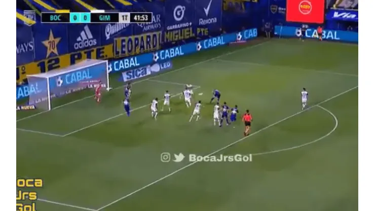A lo Palermo: palomita de Izquierdoz y Boca gana 1 a 0 ante Gimnasia