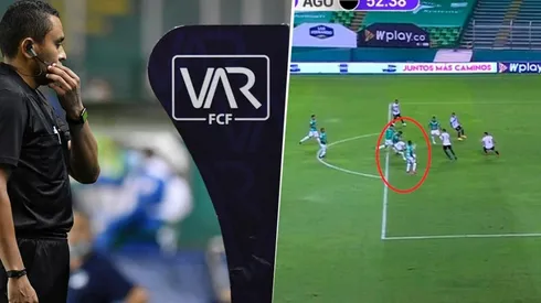 El gravísimo error del juez Keiner Jiménez y el VAR en el partido entre Cali y Águilas Doradas.