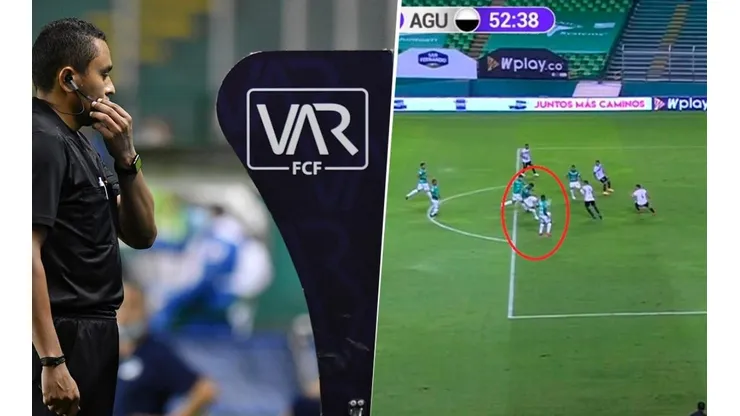 El gravísimo error del juez Keiner Jiménez y el VAR en el partido entre Cali y Águilas Doradas.