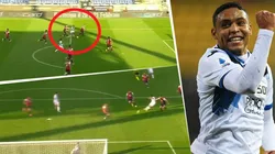 Así fue el nuevo gol de Luis Fernando Muriel en Italia para darle la victoria al Atalanta sobre Cagliari.