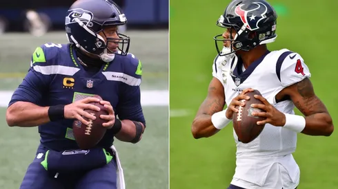 Russell Wilson y Deshaun Watson