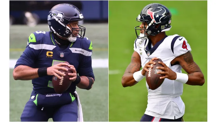 Russell Wilson y Deshaun Watson