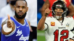 LeBron James y Tom Brady