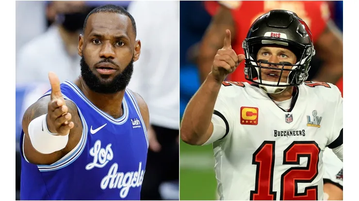 LeBron James y Tom Brady
