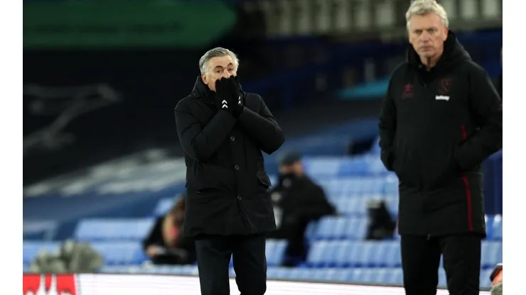 Carlo Ancelotti, director técnico del Everton.