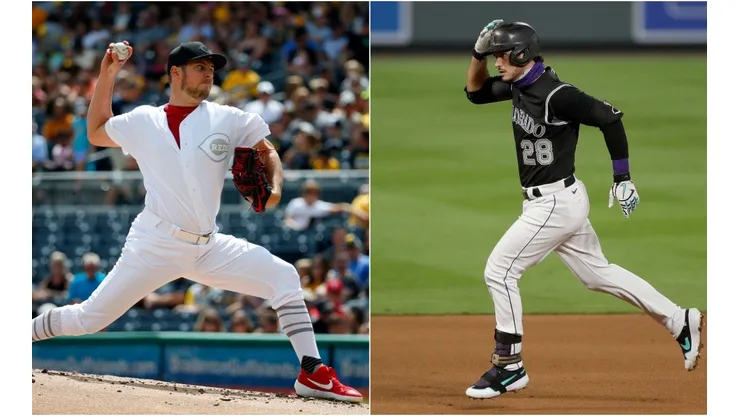 Trevor Bauer y Nolan Arenado