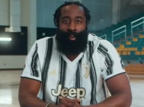 Como nunca viste a Harden: saludó en español a un futbolista argentino
