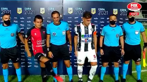 El momento de la picardía de Rodríguez.