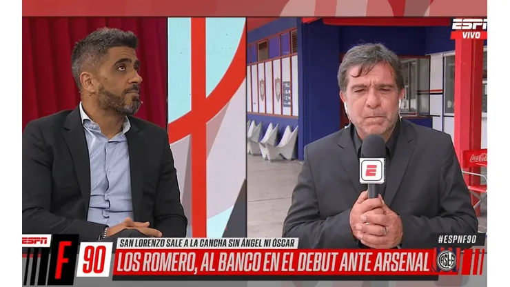 Federico Bulos y su bomba en 'ESPN'.