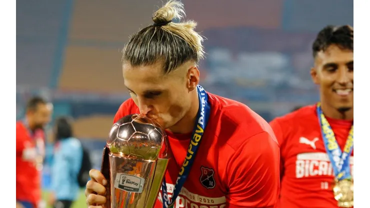 Agustín Vuletich, delantero del Deportivo Independiente Medellín.