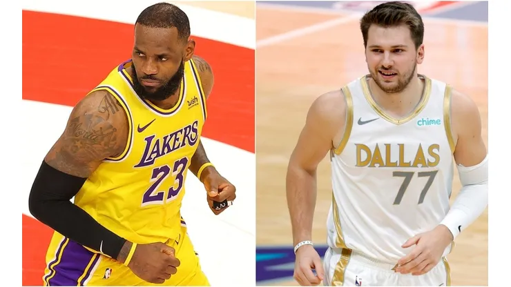LeBron James y Luka Doncic