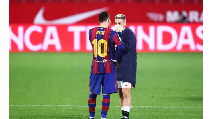 Papu Gómez contó qué le preguntó Messi tras Sevilla-Barcelona