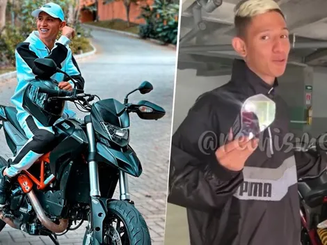 Oso total: La Liendra 'volvió nada' su nueva moto y en pleno centro comercial