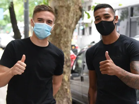 "Agustín Palavecino y David Martínez", el último tuit de River