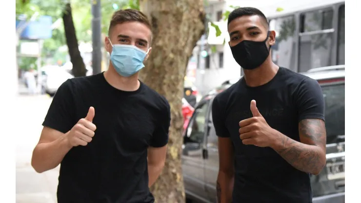 "Agustín Palavecino y David Martínez", el último tuit de River