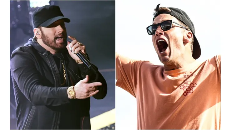 Eminem y Tom Brady (Foto: Getty)