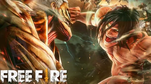 Free Fire: primer vistazo a las skins de Shingeki No Kyojin que llegarán al juego