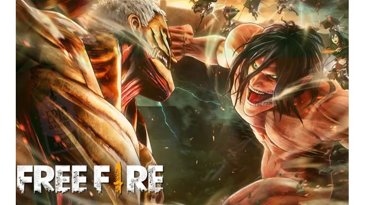 Free Fire: primer vistazo a las skins de Shingeki No Kyojin que llegarán al juego