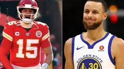 Patrick Mahomes y Stephen Curry