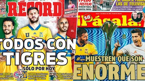 "Todos con Tigres": Portadas de los principales periódicos deportivos