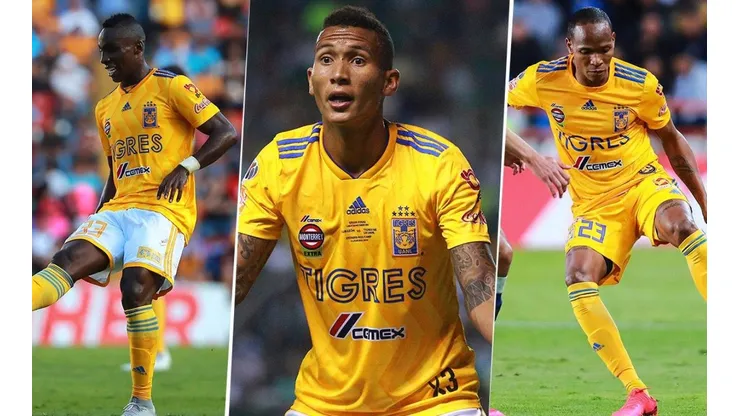Julián Quiñones, Francisco Meza y Luis Quiñones.