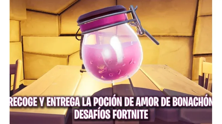 Como recoger y entregar la poción de amor de Bonachón en Fortnite - [SOLUCIÓN]
