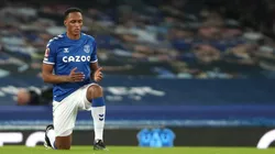 Yerry Mina, defensor colombiano del Everton de Inglaterra.