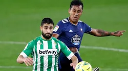 Renato Tapia fue importante en el empate del Celta ante Atlético de Madrid.