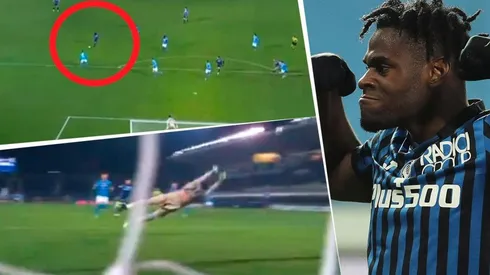 Duván Zapata le rompió el arco a David Ospina en las semifinales de la Coppa Italia.