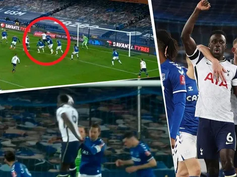 Sorpresa en la FA Cup: apareció Dávinson Sánchez con gol al Everton