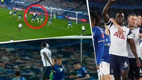 Así fue el gol de Dávinson Sánchez al Everton en la quinta ronda de la FA Cup.