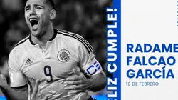 Radamel Falcao le contestó a Millonarios por el gesto que tuvo de felicitarlo en su cumpleaños.