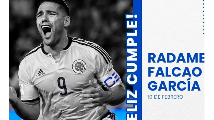 Radamel Falcao le contestó a Millonarios por el gesto que tuvo de felicitarlo en su cumpleaños.