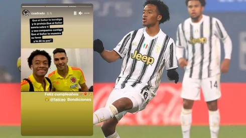 El mensaje de Juan Cuadrado en Instagram para Falcao por su cumpleaños.