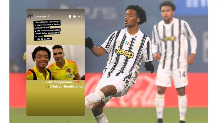 El mensaje de Juan Cuadrado en Instagram para Falcao por su cumpleaños.