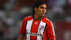 Radamel Falcao García en su paso por River.